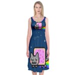 Nyan Cat Midi Sleeveless Dress