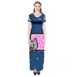 Nyan Cat Short Sleeve Maxi Dress