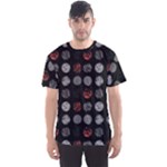 Digital Art Dark Pattern Abstract Orange Black White Twenty One Pilots Men s Sport Mesh Tee