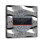 Sometimes Quiet Is Violent Twenty One Pilots The Meaning Of Blurryface Album Mini Canvas 6  x 6  (Stretched)