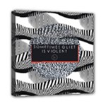 Sometimes Quiet Is Violent Twenty One Pilots The Meaning Of Blurryface Album Mini Canvas 8  x 8  (Stretched)