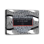 Sometimes Quiet Is Violent Twenty One Pilots The Meaning Of Blurryface Album Mini Canvas 7  x 5  (Stretched)