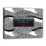 Sometimes Quiet Is Violent Twenty One Pilots The Meaning Of Blurryface Album Canvas 16  x 12  (Stretched)