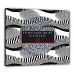 Sometimes Quiet Is Violent Twenty One Pilots The Meaning Of Blurryface Album Canvas 24  x 20  (Stretched)
