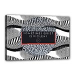 Sometimes Quiet Is Violent Twenty One Pilots The Meaning Of Blurryface Album Canvas 18  x 12  (Stretched)
