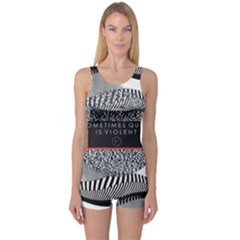 One Piece Boyleg Swimsuit 
