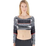Sometimes Quiet Is Violent Twenty One Pilots The Meaning Of Blurryface Album Long Sleeve Crop Top (Tight Fit)