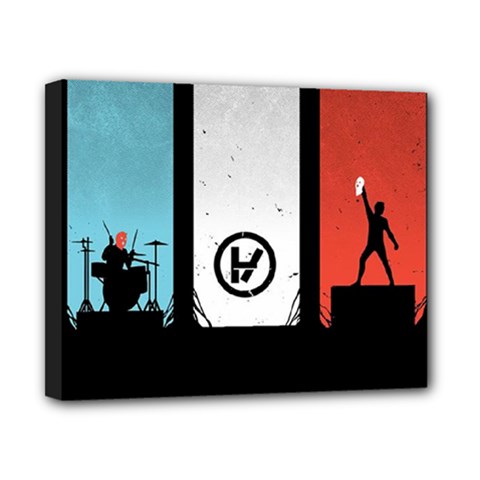Twenty One 21 Pilots Canvas 10  x 8  (Stretched) from ArtsNow.com