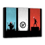 Twenty One 21 Pilots Canvas 16  x 12  (Stretched)