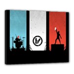 Twenty One 21 Pilots Canvas 20  x 16  (Stretched)