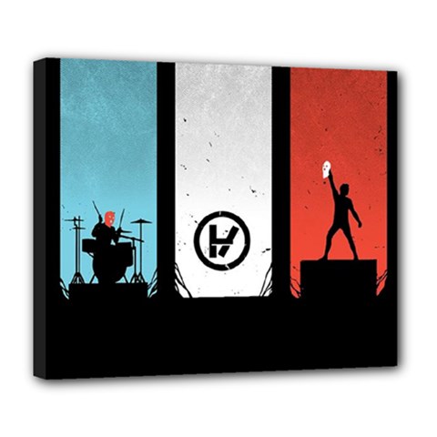 Twenty One 21 Pilots Deluxe Canvas 24  x 20  (Stretched) from ArtsNow.com