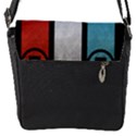 Flap Closure Messenger Bag (S) 