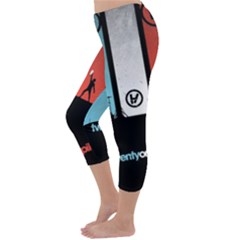 Capri Winter Leggings Back Capri Winter Leggings Back
