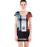 Twenty One 21 Pilots Short Sleeve Bodycon Dress