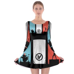Long Sleeve Skater Dress 