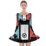 Twenty One 21 Pilots Long Sleeve Skater Dress