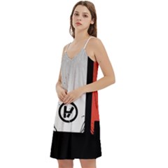 Mini Camis Dress With Pockets 