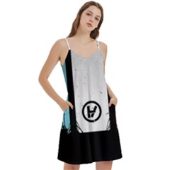 Mini Camis Dress With Pockets 