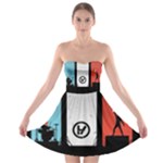 Twenty One 21 Pilots Strapless Bra Top Dress