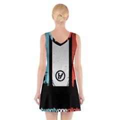 V-Neck Sleeveless Dress 
