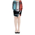 Midi Wrap Pencil Skirt 