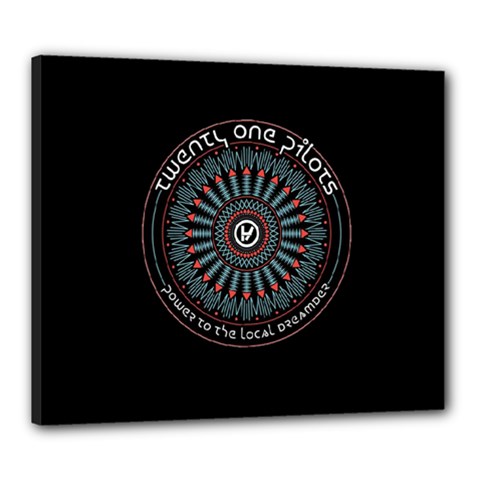 Twenty One Pilots Power To The Local Dreamder Canvas 24  x 20  (Stretched) from ArtsNow.com