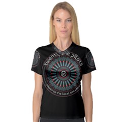 V-Neck Sport Mesh T-Shirt 