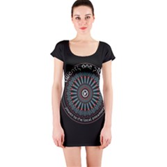 Short Sleeve Bodycon Dress Front Short Sleeve Bodycon Dress Front