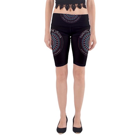 Twenty One Pilots Power To The Local Dreamder Yoga Cropped Leggings from ArtsNow.com