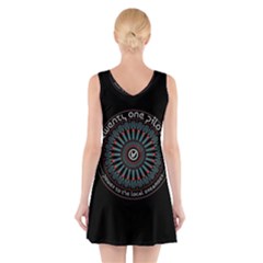 V-Neck Sleeveless Dress 