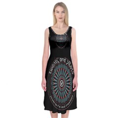 Twenty One Pilots Power To The Local Dreamder Midi Sleeveless Dress from ArtsNow.com