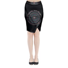 Twenty One Pilots Power To The Local Dreamder Midi Wrap Pencil Skirt from ArtsNow.com