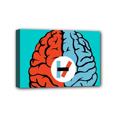 Twenty One Pilots  Mini Canvas 6  x 4  (Stretched) from ArtsNow.com