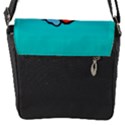 Flap Closure Messenger Bag (S) 