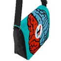 Flap Closure Messenger Bag (S) 