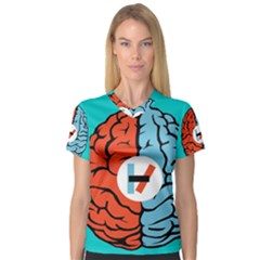 V-Neck Sport Mesh T-Shirt 