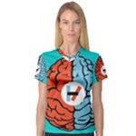 Twenty One Pilots  Women s V-Neck Sport Mesh Tee