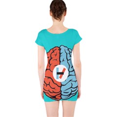 Short Sleeve Bodycon Dress Back Short Sleeve Bodycon Dress Back