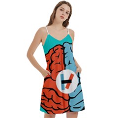 Mini Camis Dress With Pockets 