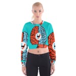 Twenty One Pilots  Women s Cropped Sweatshirt
