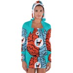 Twenty One Pilots  Women s Long Sleeve Hooded T-shirt