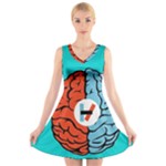 Twenty One Pilots  V-Neck Sleeveless Dress
