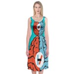 Twenty One Pilots  Midi Sleeveless Dress