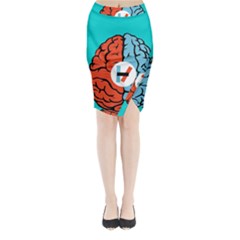 Twenty One Pilots  Midi Wrap Pencil Skirt from ArtsNow.com
