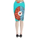 Midi Wrap Pencil Skirt 