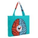 Zipper Medium Tote Bag Front