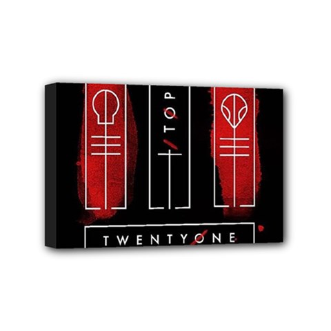 Twenty One Pilots Mini Canvas 6  x 4  (Stretched) from ArtsNow.com