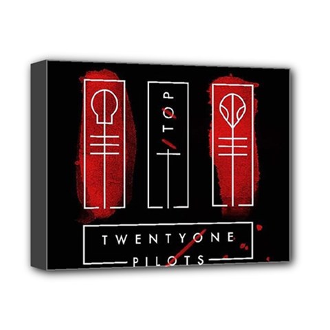Twenty One Pilots Deluxe Canvas 14  x 11  (Stretched) from ArtsNow.com
