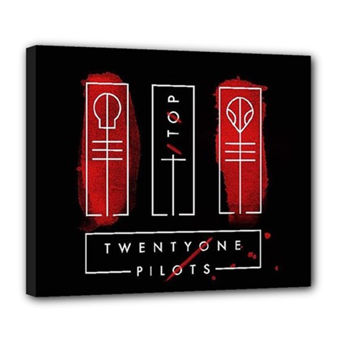 Twenty One Pilots Deluxe Canvas 24  x 20  (Stretched) from ArtsNow.com