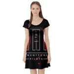 Twenty One Pilots Short Sleeve Skater Dress